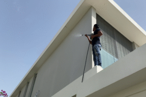 Benefits of Water Jet Cleaning for Walls in Dubai